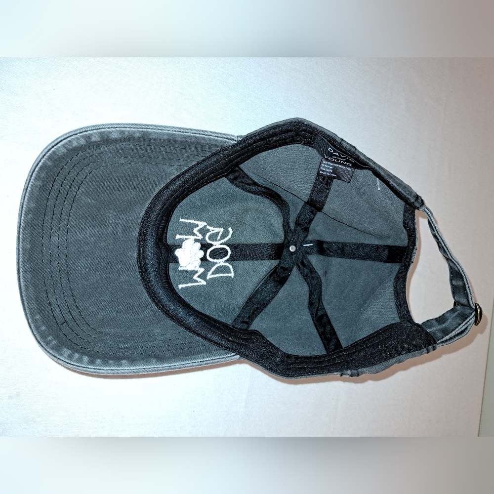 David & Young Grey Dog Mom Baseball Cap W/Adjustable Strap For Comfort Sizing - Picture 4 of 9